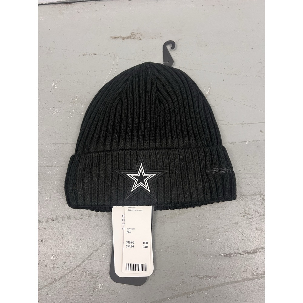 Pro Standard NFL Dallas Cowboys‎ Paint The City Winter Cuffed Black Beanie OSFM